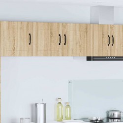 Sonata H Горен кухненски шкаф Сонома дъб 80 x 31 x 40 см Инженерно дърво - Модули Sonata