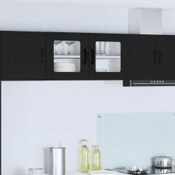 Sonata H Горен кухненски шкаф Черно 80 x 31 x 40 см Инженерно дърво - Модулни кухни