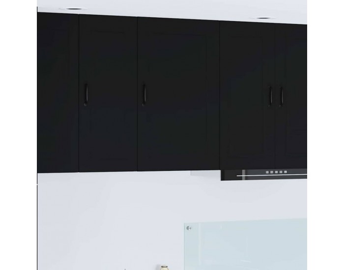 Sonata H Горен кухненски шкаф Черно 50 x 31 x 80 см Инженерно дърво
