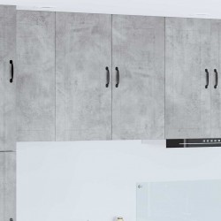 Sonata H Горен кухненски шкаф с рафт Циментено сиво 80 x 31 x 80 см - Модулни кухни