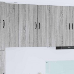 Sonata H Горен кухненски шкаф Сив Сонома 80 x 31 x 80 см Инженерно дърво - Модулни кухни
