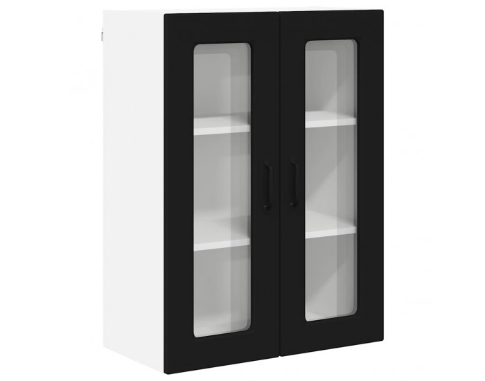 Sonata H Горен кухненски шкаф Черно 60 x 31 x 80 см Инженерно дърво
