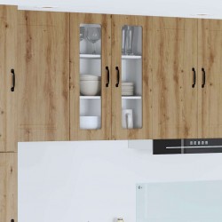 Sonata H Горен кухненски шкаф с рафт Дъб 60 x 31 x 80 см Инженерно дърво - Модулни кухни