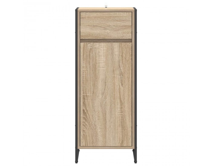 Sonata H Шкаф за баня с чекмедже Сонома 40 x 30 x 100 см Инженерно дърво