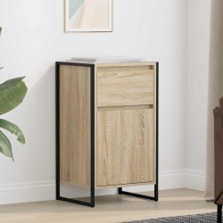 Sonata H Служебен шкаф Сонома 81 x 36 x 150.5 см Инженерно дърво - Шкафове, Витрини, Модулни секции