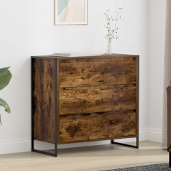 Sonata H Служебен шкаф Димящ дъб 79 x 36 x 75.5 см Инженерно дърво - Шкафове, Витрини, Модулни секции