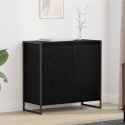 Sonata H Страничен шкаф Черния дъб 79 x 36 x 75 см Инженерно дърво - Шкафове, Витрини, Модулни секции
