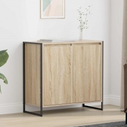 Sonata H Страничен шкаф Сонома 79 x 36 x 75 см Инженерно дърво - Шкафове, Витрини, Модулни секции