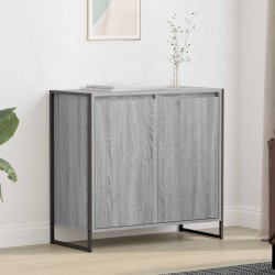 Sonata H Страничен шкаф Сив Сонома 79 x 36 x 75 см Инженерно дърво - Шкафове, Витрини, Модулни секции