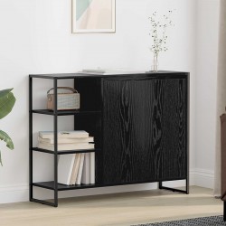 Sonata H Страничен шкаф Черния дъб 96.5 x 30 x 75 см Инженерно дърво - Шкафове, Витрини, Модулни секции