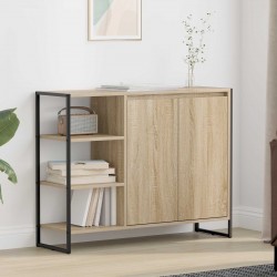 Sonata H Страничен шкаф Сонома 96.5 x 30 x 75 см Инженерно дърво - Шкафове, Витрини, Модулни секции