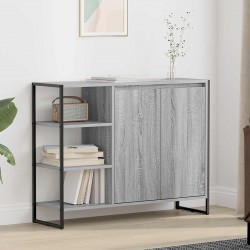 Sonata H Страничен шкаф Сив Сонома 96.5 x 30 x 75 см Инженерно дърво - Шкафове, Витрини, Модулни секции