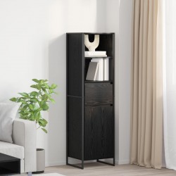Sonata H Шкаф за книги Черния дъб 43 x 36 x 150.5 см Инженерно дърво - Шкафове, Витрини, Модулни секции