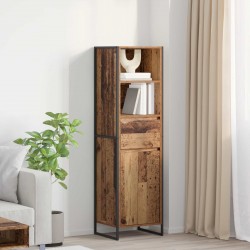 Sonata H Шкаф за книги Старо дърво 43 x 36 x 150.5 см Инженерно дърво - Шкафове, Витрини, Модулни секции