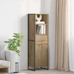 Sonata H Шкаф за книги Дъб Артизан 43 x 36 x 150.5 см Инженерно дърво - Шкафове, Витрини, Модулни секции