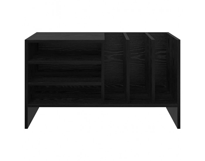 Sonata H Шкаф за грамофонни плочи с рафт Черния дъб 78.5 x 35 x 45 см