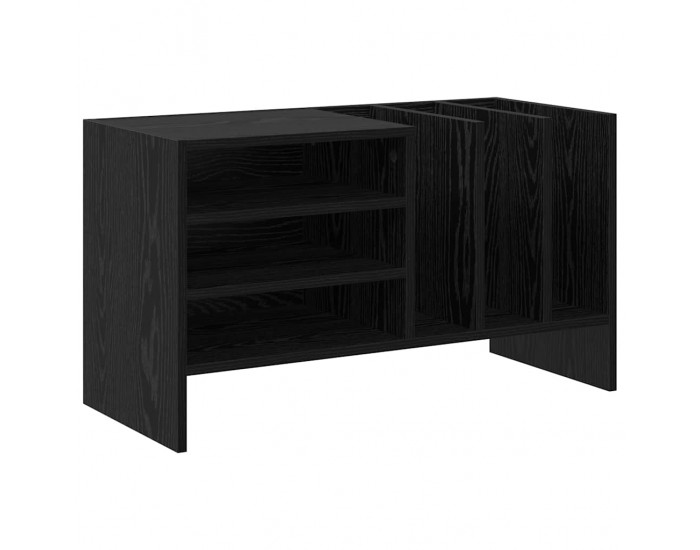 Sonata H Шкаф за грамофонни плочи с рафт Черния дъб 78.5 x 35 x 45 см