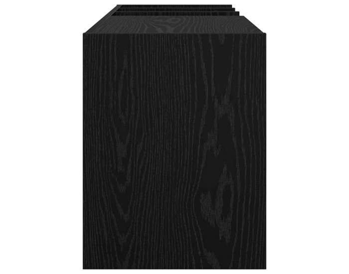 Sonata H Шкаф за грамофонни плочи с рафт Черния дъб 78.5 x 35 x 45 см