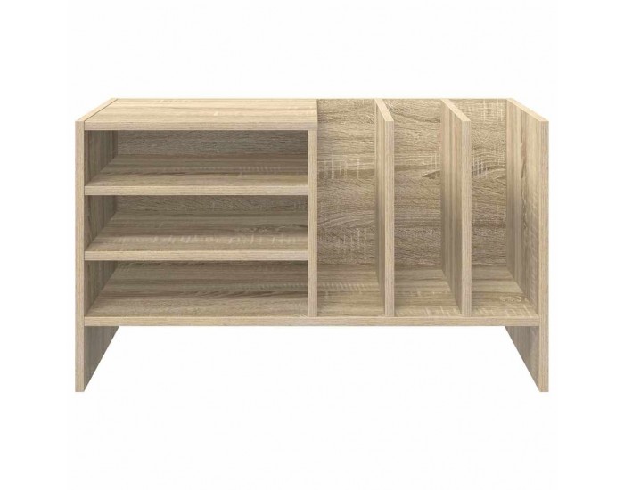 Sonata H Шкаф за грамофонни плочи с рафт Сонома дъб 78.5 x 35 x 45 см