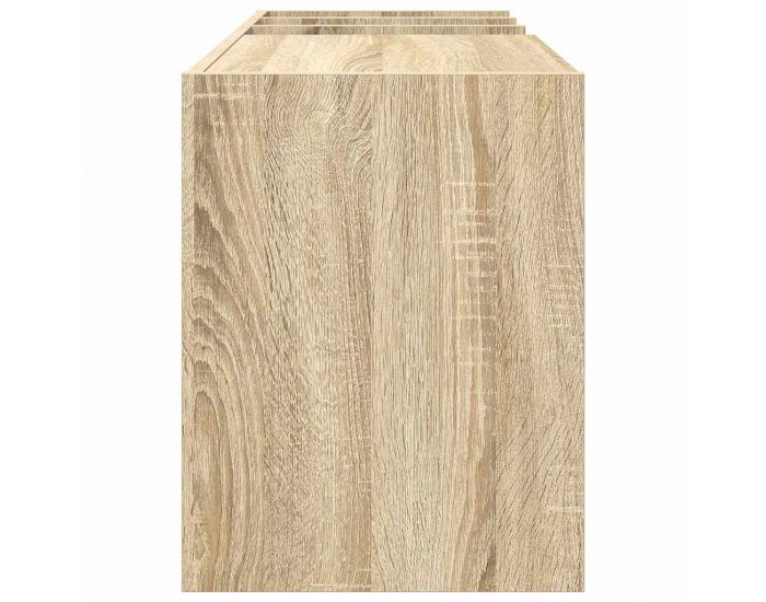 Sonata H Шкаф за грамофонни плочи с рафт Сонома дъб 78.5 x 35 x 45 см