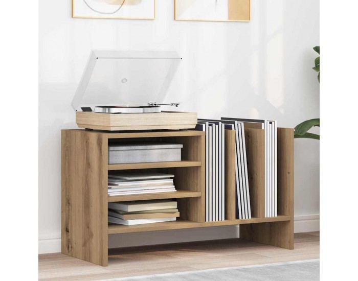 Sonata H Шкаф за грамофонни плочи Дъб 78.5 x 35 x 45 см Инженерно дърво