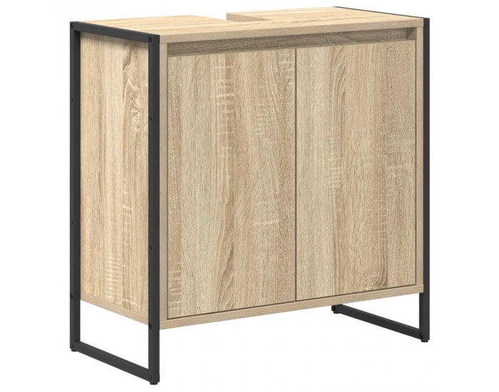 Sonata H Комплект мебели за баня с чекмедже Сонома дъб Инженерно дърво