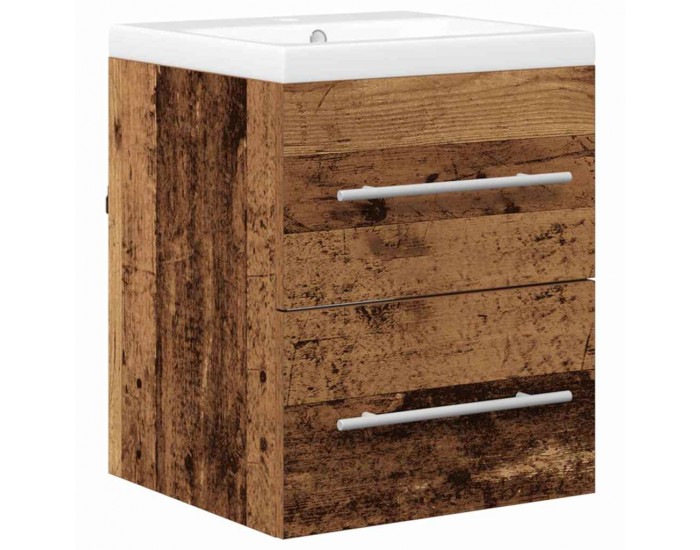 Sonata H Шкаф за мивка в баня с чекмедже Кафяво 42 x 39 x 52 см