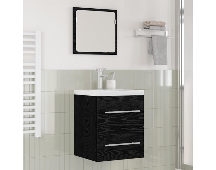 Sonata H Шкаф за мивка в баня с чекмедже Черния дъб 41 x 38,5 x 48 cm