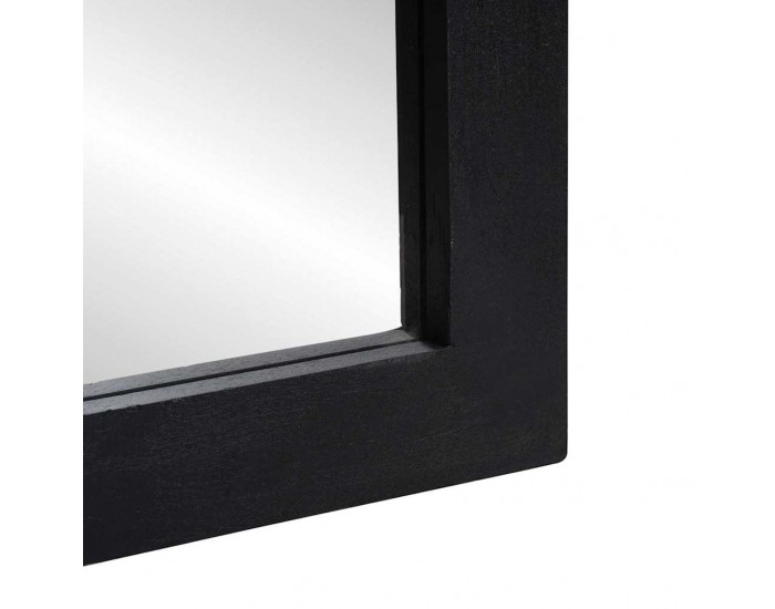 Sonata H Огледало за баня с огледало Черен и сребрист 70 x 50 x 2,5 см