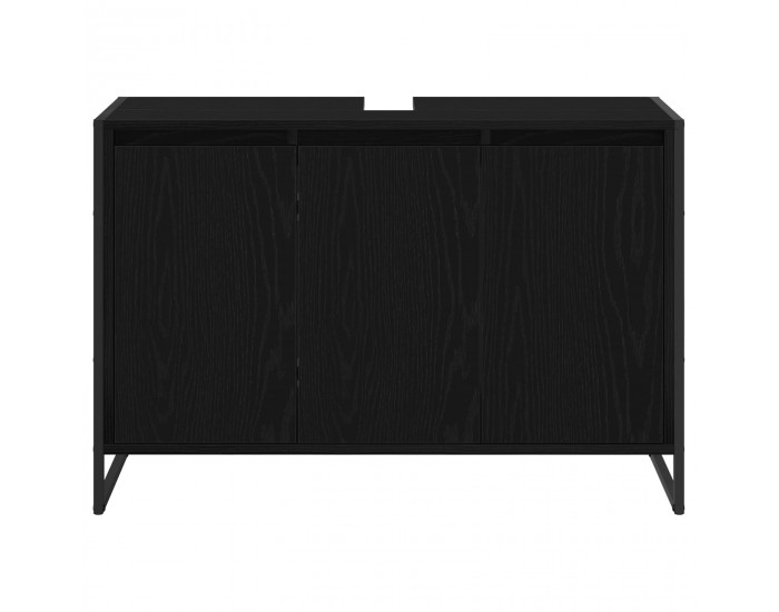 Sonata H Шкаф за баня с врата Черния дъб 90 x 30 x 60 cm Инженерно дърво