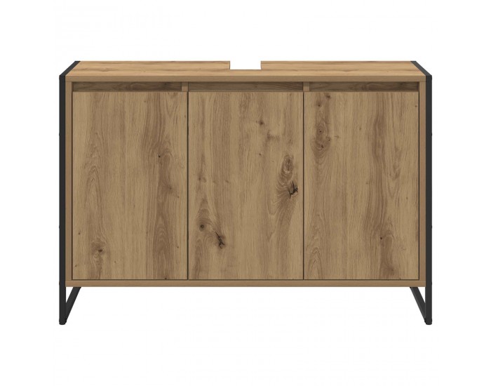 Sonata H Шкаф за баня Дъб Артизан 90 x 30 x 60 cm Инженерно дърво