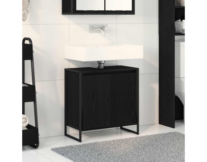 Sonata H Шкаф за баня с врата Черния дъб 60 x 30 x 60 cm Инженерно дърво