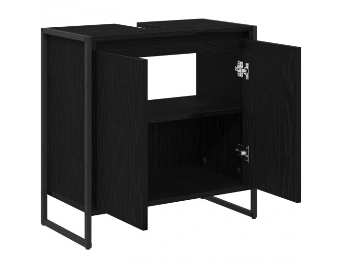 Sonata H Шкаф за баня с врата Черния дъб 60 x 30 x 60 cm Инженерно дърво