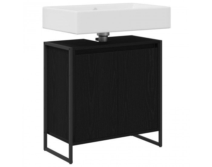 Sonata H Шкаф за баня с врата Черния дъб 60 x 30 x 60 cm Инженерно дърво