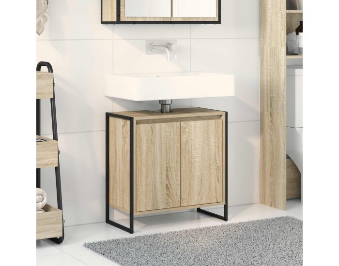 Sonata H Шкаф за баня с врата Сонома 60 x 30 x 60 cm Инженерно дърво