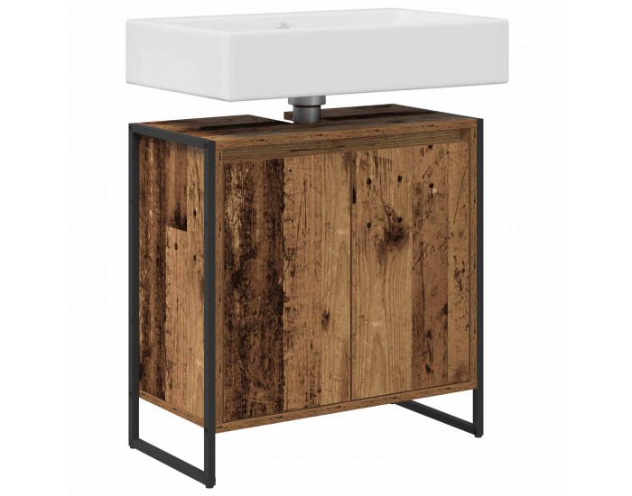 Sonata H Шкаф за баня Старо дърво 60 x 30 x 60 cm Инженерно дърво