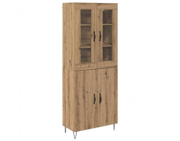 Sonata H Висок шкаф Дъб 69,5 x 34 x 180 см Инженерно дърво