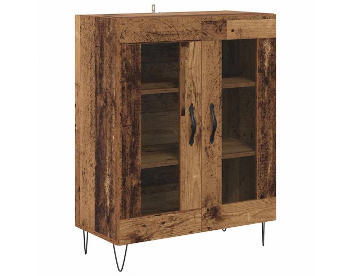 Sonata H Висок шкаф Старо дърво 69,5 x 34 x 180 см Инженерно дърво