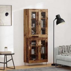 Sonata H Висок шкаф Старо дърво 69,5 x 34 x 180 см Инженерно дърво - Шкафове, Витрини, Модулни секции