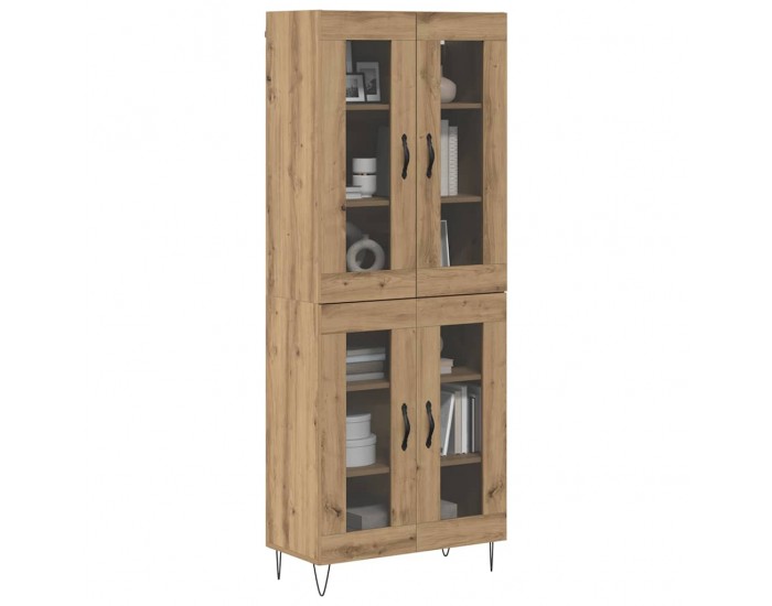 Sonata H Висок шкаф Дъб 69,5 x 34 x 180 см Инженерно дърво