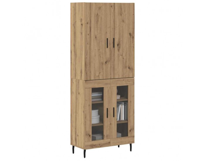 Sonata H Висок шкаф Старо дърво 69,5 x 34 x 180 см