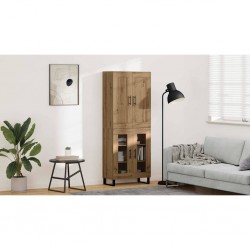 Sonata H Висок шкаф Дъб 69,5 x 34 x 180 см Инженерно дърво - Шкафове, Витрини, Модулни секции