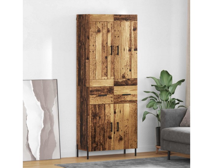 Sonata H Висок шкаф 2 pcs Старо дърво Инженерно дърво