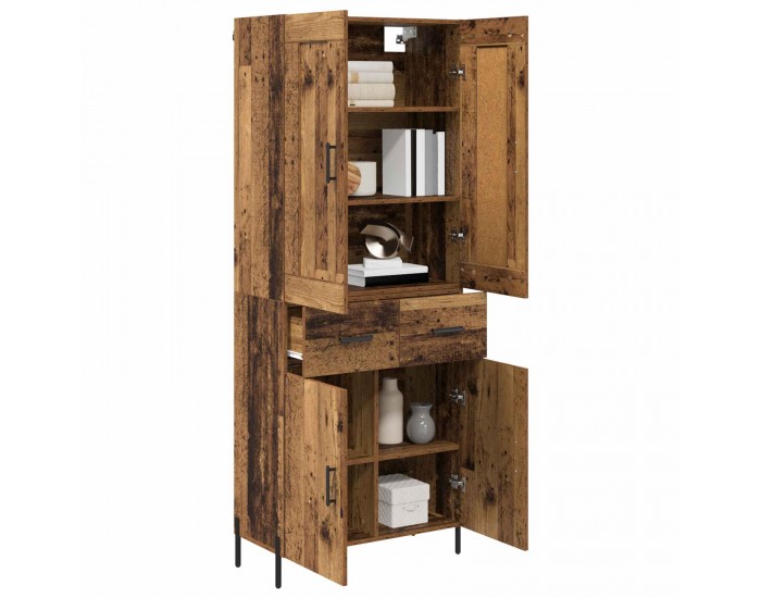 Sonata H Висок шкаф 2 pcs Старо дърво Инженерно дърво