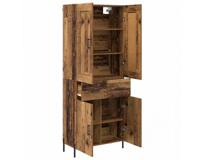 Sonata H Висок шкаф 2 pcs Старо дърво Инженерно дърво