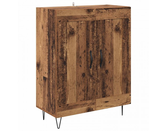 Sonata H Висок шкаф Старо дърво 69,5 x 34 x 180 см Инженерно дърво