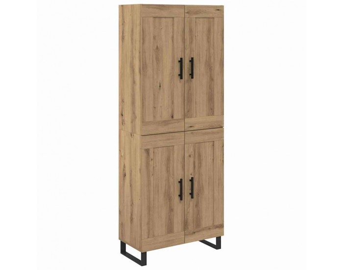 Sonata H Висок шкаф Дъб 69,5 x 34 x 180 см Инженерно дърво