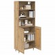 Sonata H Висок шкаф Дъб 69,5 x 34 x 180 см Инженерно дърво