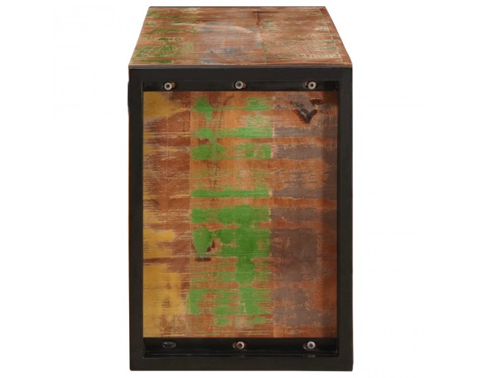 Sonata H Винен рафт 100 x 45 x 33 см Солидна рециклирана дървесина