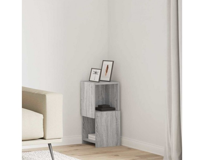Sonata H Ъглов шкаф Бяло 25,5x25x55см Инженерно дърво